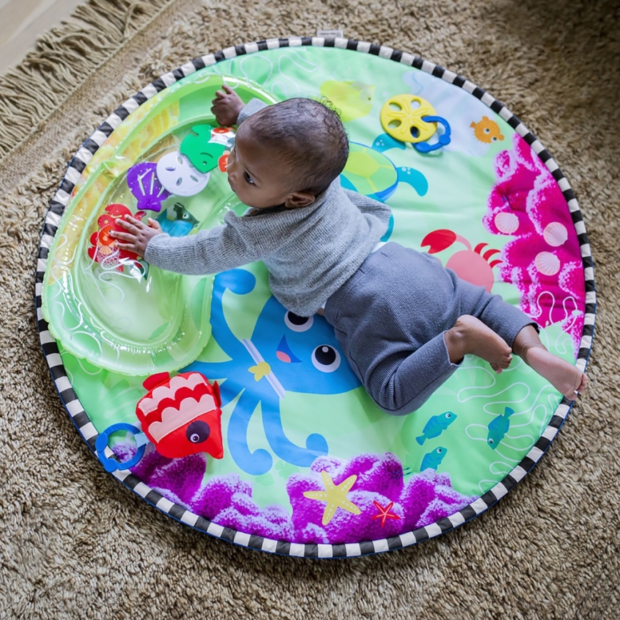 Baby Einstein - Manta de juego para niños Con alfombrilla de agua 2en1 SEA FLOOR EXPLORERS