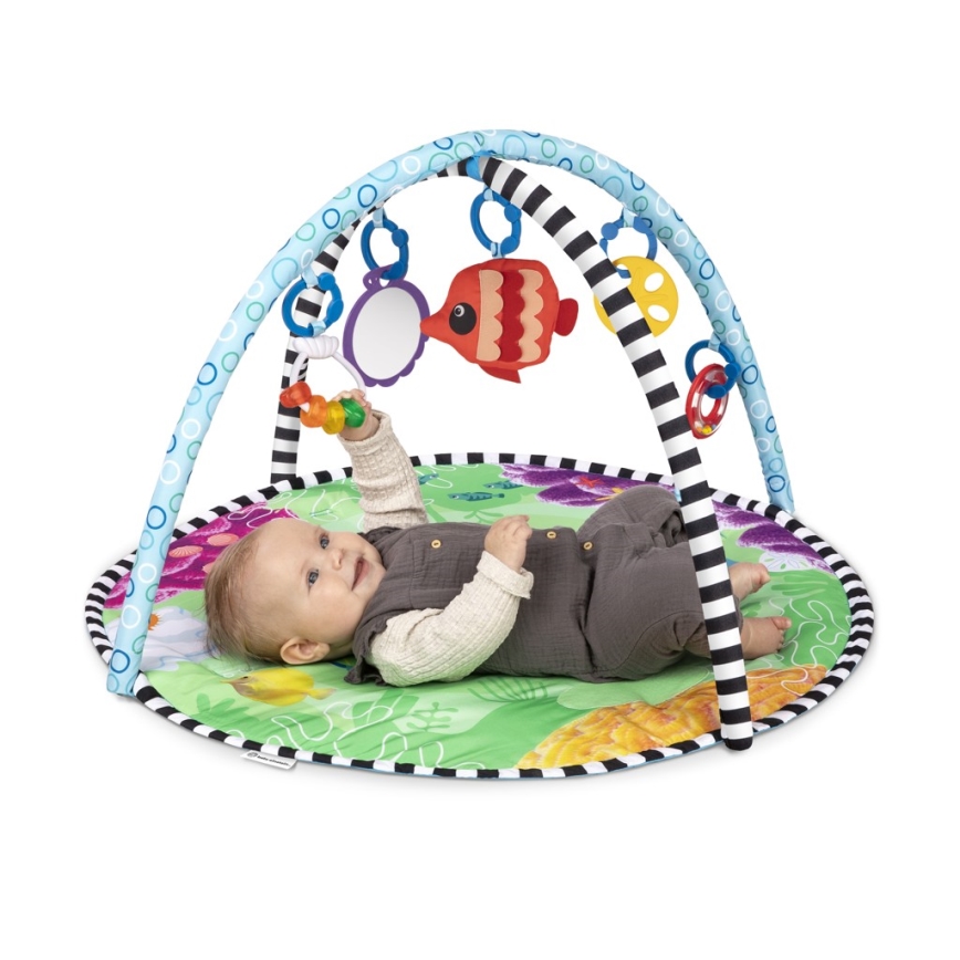 Baby Einstein - Manta de juego para niños Con alfombrilla de agua 2en1 SEA FLOOR EXPLORERS