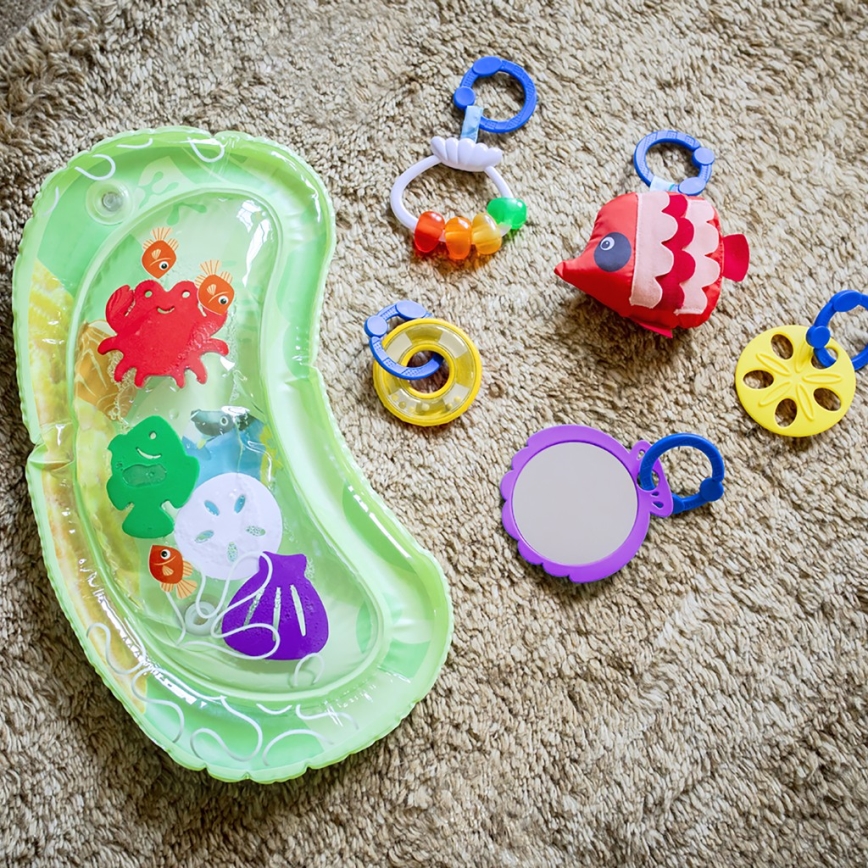 Baby Einstein - Manta de juego para niños Con alfombrilla de agua 2en1 SEA FLOOR EXPLORERS