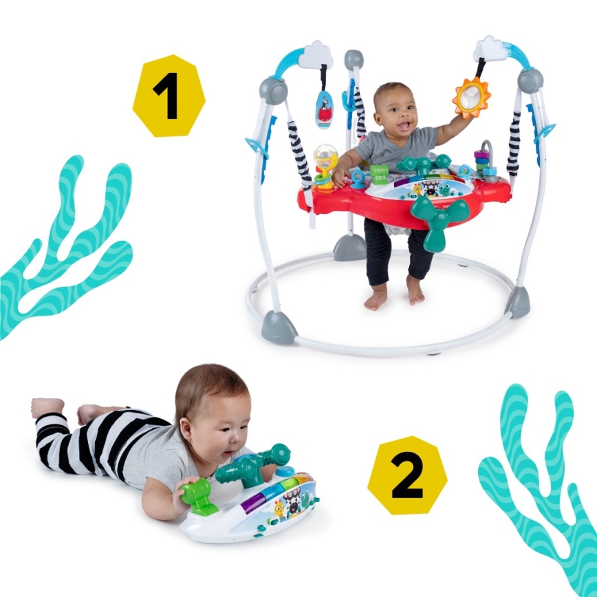 Baby Einstein - Saltador 2en1 OCEAN EXPLORERS 3xAA