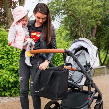 BabyOno - Bolso cambiador para cochecito Best Time Ever negro