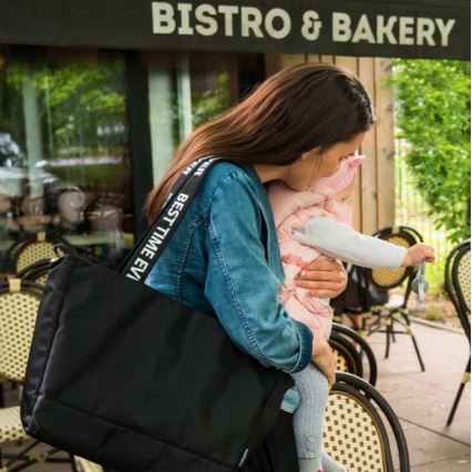 BabyOno - Bolso cambiador para cochecito Best Time Ever negro