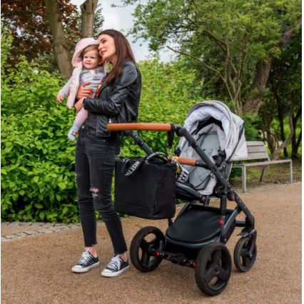 BabyOno - Bolso cambiador para cochecito Best Time Ever negro