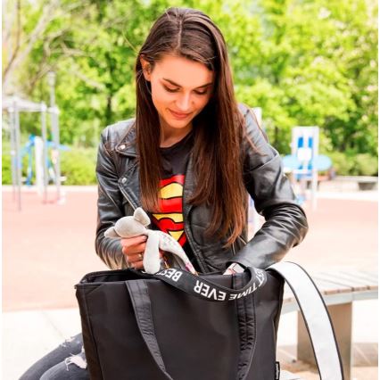 BabyOno - Bolso cambiador para cochecito Best Time Ever negro