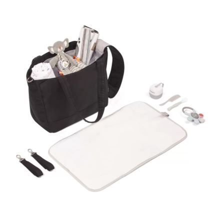 BabyOno - Bolso cambiador para cochecito Best Time Ever negro