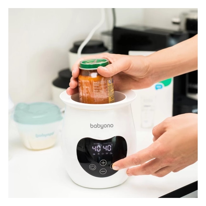 BabyOno - Calentador y esterilizador de biberones y comida para bebés HONEY