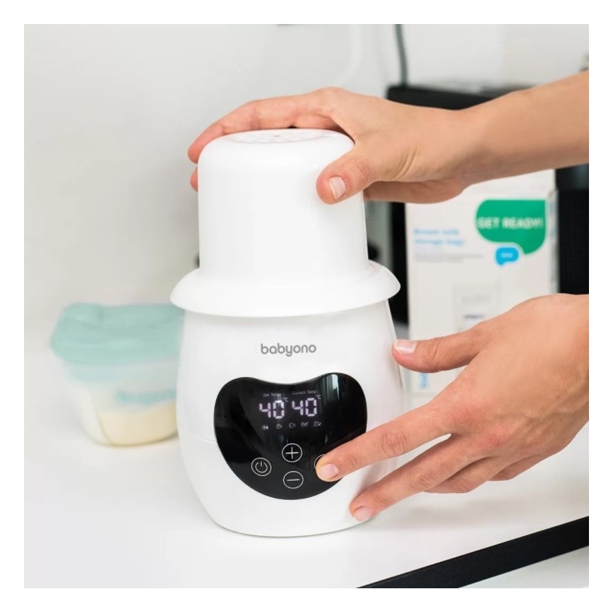 BabyOno - Calentador y esterilizador de biberones y comida para bebés HONEY