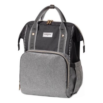 BabyOno - Mochila de Pañales para Bebé para cochecito Oslo Style negro