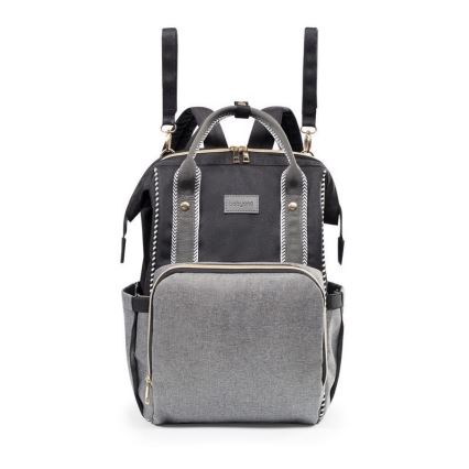 BabyOno - Mochila de Pañales para Bebé para cochecito Oslo Style negro
