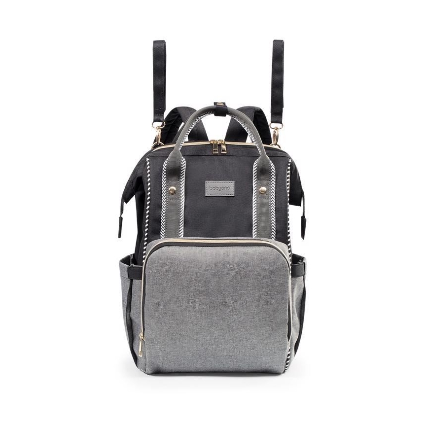 BabyOno - Mochila de Pañales para Bebé para cochecito Oslo Style negro