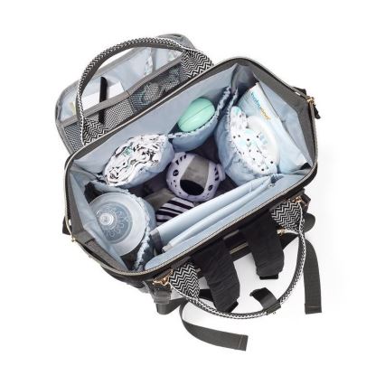 BabyOno - Mochila de Pañales para Bebé para cochecito Oslo Style negro