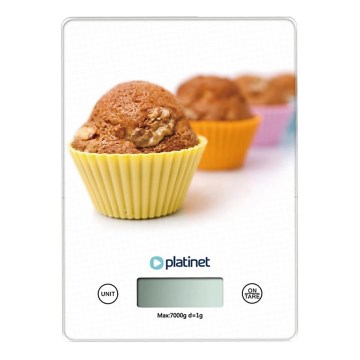 Balanza de cocina digital 2xAAA muffin