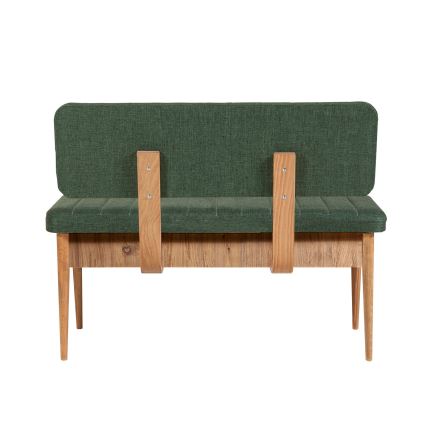 Banco acolchado VINA 85x110 cm verde/pino atlantic