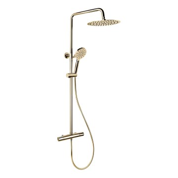 BAÑO DELUXE 31-120-07-64-00 - Conjunto de ducha con grifo termostático DRAGOR latón brillante