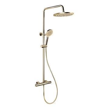 BAÑO DELUXE 31-120-08-64-00 - Conjunto de ducha con grifo termostático DRAGOR latón brillante