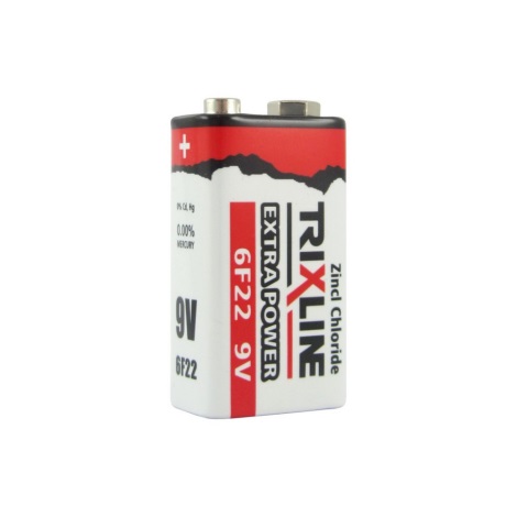 Batería de clocuro de zinc 9V Trixline Extra Power