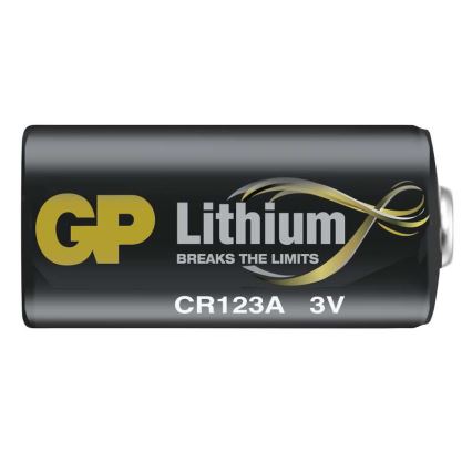 Batería de litio CR123A GP LITHIUM 3V/1400 mAh