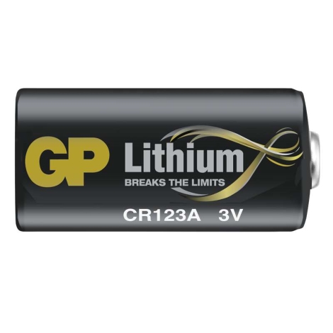 arcilla Acostumbrados a Galleta Batería de litio CR123A GP LITHIUM 3V/1400 mAh | Lampamania