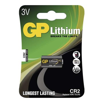 Batería de litio CR2 GP LITHIUM 3V/800 mAh