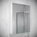 BATH DELUXE 02-050-63-01-01 - Armario de baño con espejo KENWOOD 65x50 cm blanco mate