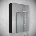 BATH DELUXE 02-050-63-02-01 - Armario de baño con espejo KENWOOD 65x50 cm mate negro