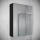 BATH DELUXE 02-050-63-02-01 - Armario de baño con espejo KENWOOD 65x50 cm mate negro