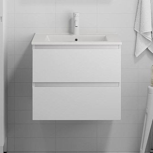 BATH DELUXE 03-060-63-01-01 - Mueble de baño con un lavabo KENWOOD 61 cm blanco mate