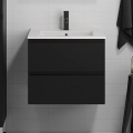 BATH DELUXE 03-060-63-02-01 - Mueble de baño con un lavabo KENWOOD 61 cm mate negro