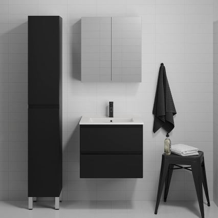 BATH DELUXE 03-060-63-02-01 - Mueble de baño con un lavabo KENWOOD 61 cm mate negro