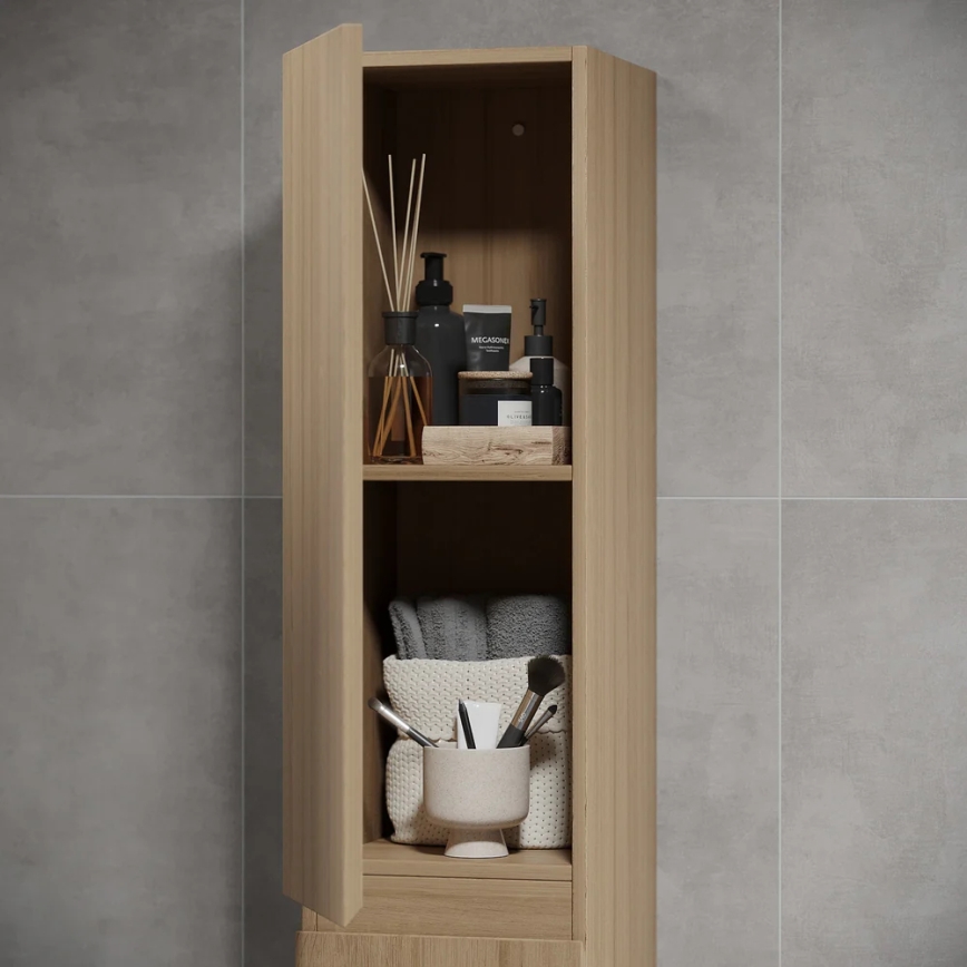 BATH DELUXE 04-030-64-86-01 - Mueble de baño KENWOOD 186 cm roble