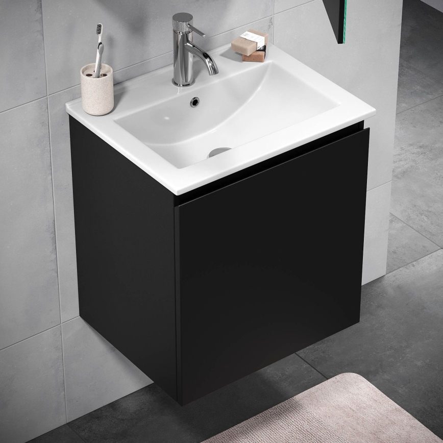 BATH DELUXE 09-050-63-02-01 - Mueble de baño con un lavabo KENWOOD 51 cm mate negro