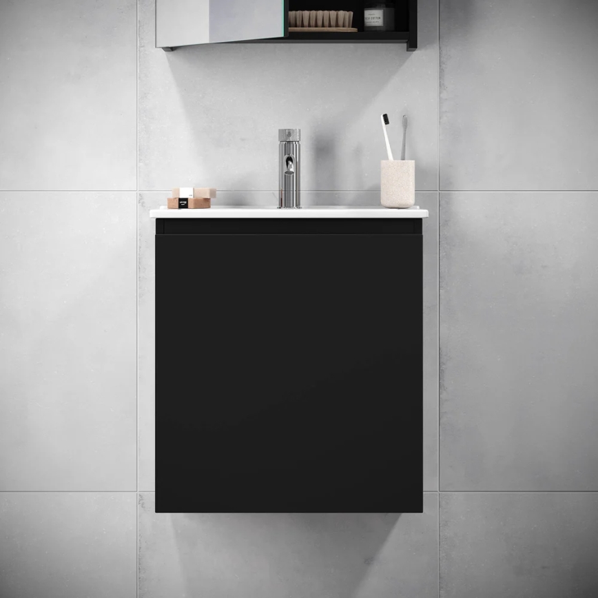 BATH DELUXE 09-050-63-02-01 - Mueble de baño con un lavabo KENWOOD 51 cm mate negro