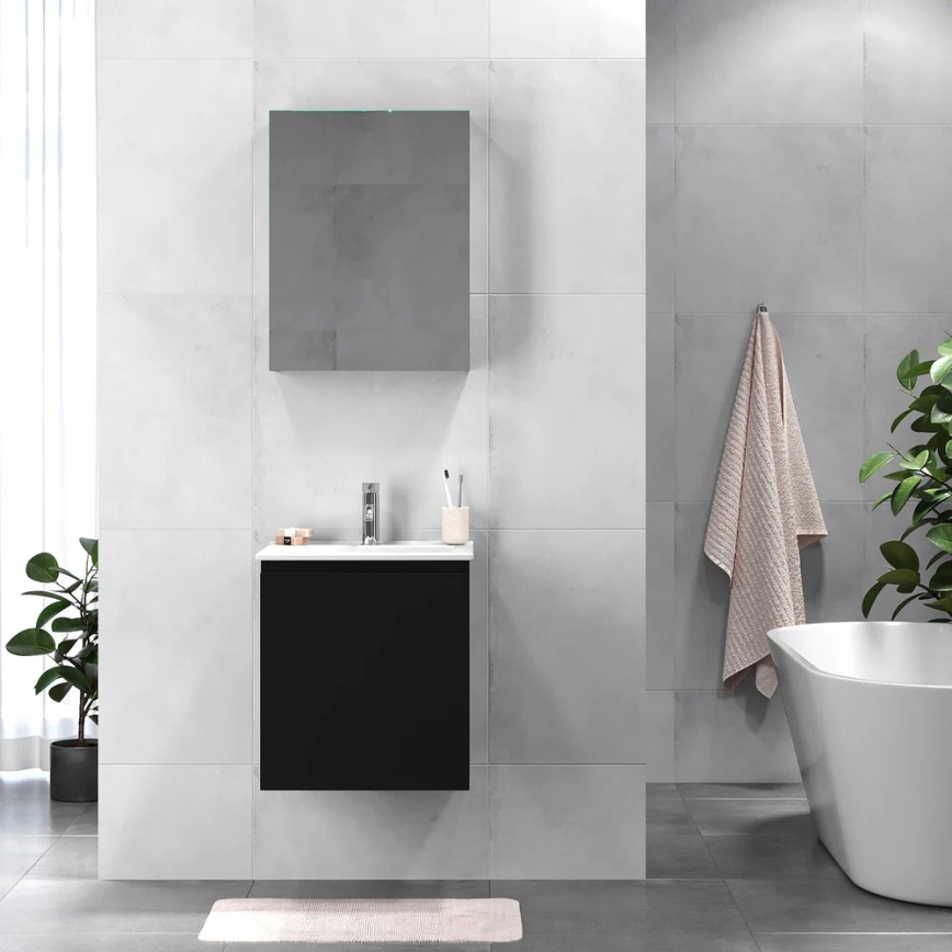 BATH DELUXE 09-050-63-02-01 - Mueble de baño con un lavabo KENWOOD 51 cm mate negro