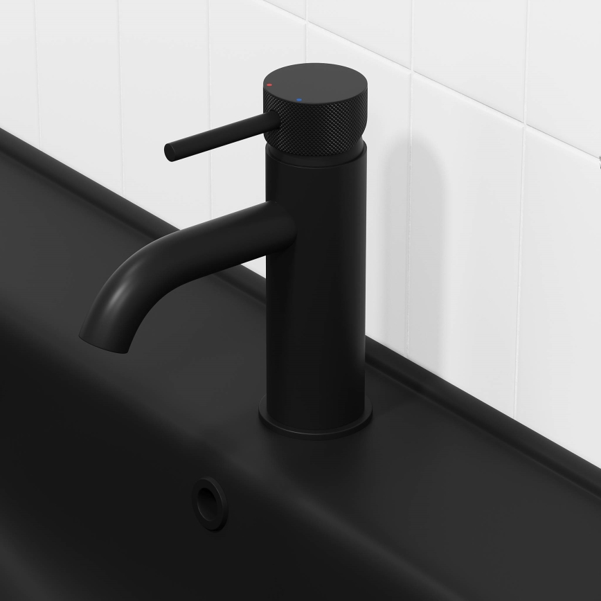 BATH DELUXE 28-005-03-02-00 - Grifo de lavabo ANHOLT 15,6 cm mate negro