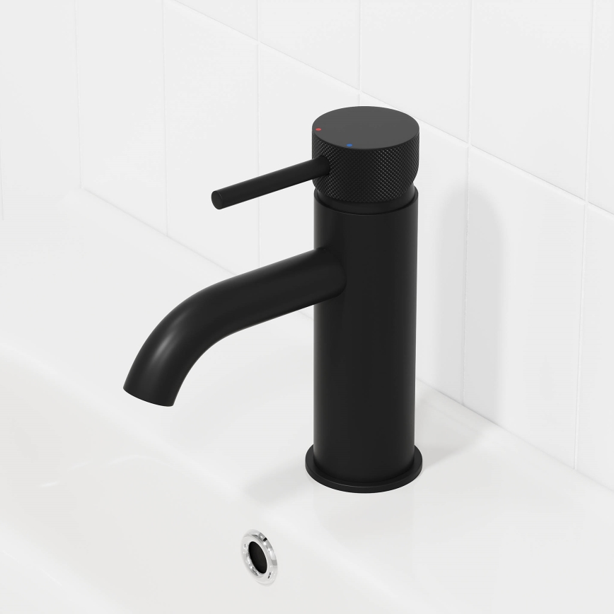 BATH DELUXE 28-005-03-02-00 - Grifo de lavabo ANHOLT 15,6 cm mate negro