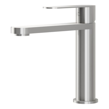 BATH DELUXE 28-017-02-71-02 - Grifo de lavabo TARNBY 17,3 cm acero inoxidable cepillado