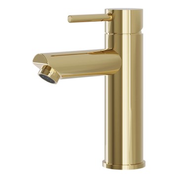 BATH DELUXE 28-017-03-64-02 - Grifo de lavabo RINGSTED 17,8 cm latón brillante