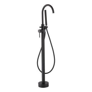 BATH DELUXE 28-114-01-02-00 - Conjunto de bañera independiente con grifo DRAGOR 116 cm mate negro
