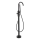 BATH DELUXE 28-114-01-02-00 - Conjunto de bañera independiente con grifo DRAGOR 116 cm mate negro