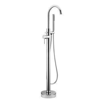BATH DELUXE 28-114-01-60-00 - Conjunto de bañera independiente con grifo DRAGOR 116 cm cromo brillante