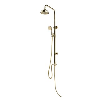 BATH DELUXE 31-120-04-64-00 - Juego de ducha AEROSKOBING brillante latón