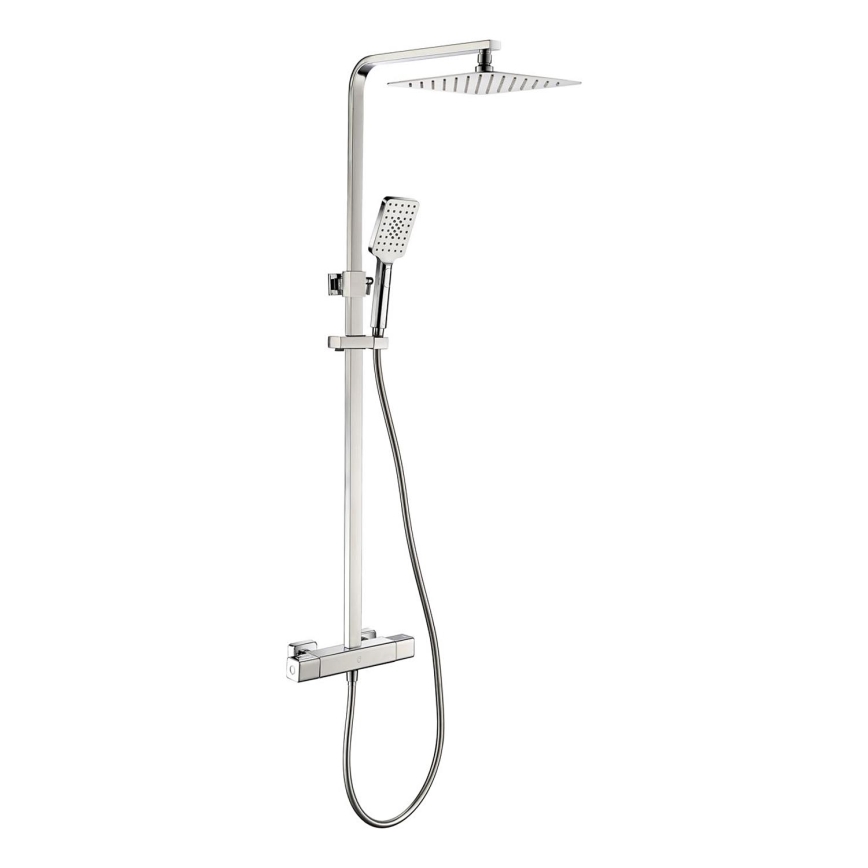 BATH DELUXE 31-120-06-60-00 - Conjunto de ducha con grifo termostático NAESBY cromo brillante