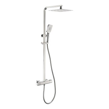BATH DELUXE 31-120-08-60-00 - Conjunto de ducha con grifo termostático NAESBY cromo brillante