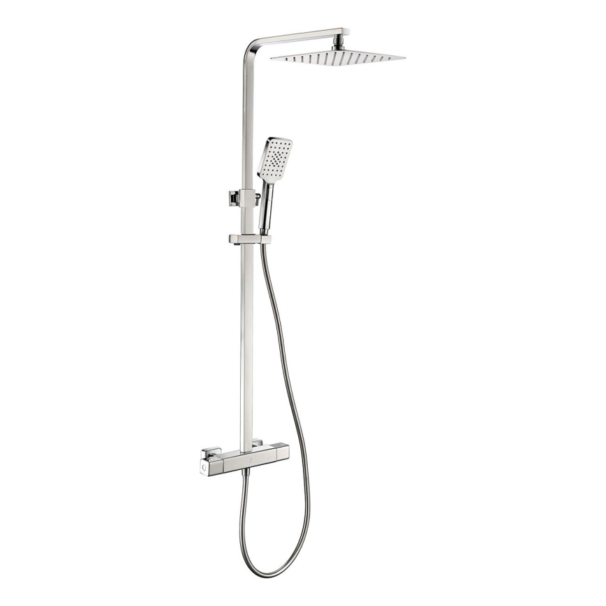 BATH DELUXE 31-120-08-60-00 - Conjunto de ducha con grifo termostático NAESBY cromo brillante