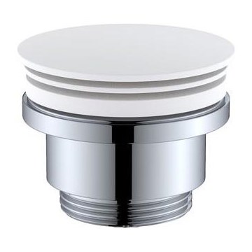 BATH DELUXE 33-004-05-01-04 - Desagüe de lavabo RODBY diá. 6,6 cm blanco