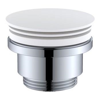 BATH DELUXE 33-004-05-01-04 - Desagüe de lavabo RODBY diá. 6,6 cm blanco