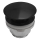 BATH DELUXE 33-004-05-02-04 - Desagüe de lavabo RODBY diá. 6,6 cm negro