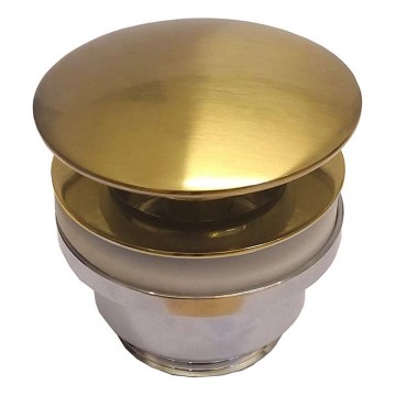BATH DELUXE 33-004-05-64-04 - Desagüe de lavabo RODBY diá. 6,6 cm latón brillante