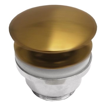 BATH DELUXE 33-004-05-70-04 - Desagüe de lavabo RODBY diá. 6,6 cm latón cepillado