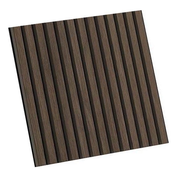 BATH DELUXE 54-060-08-84-12 - SET 4x Panel acústico de pared DANVIKEN 60x60 cm nogal